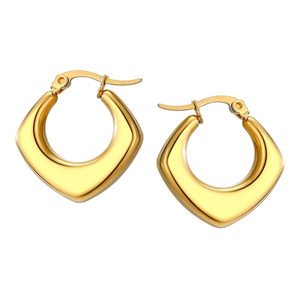 Golden Vibe Hoops