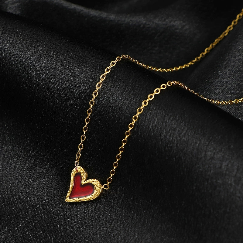 Crimson Heart Necklace