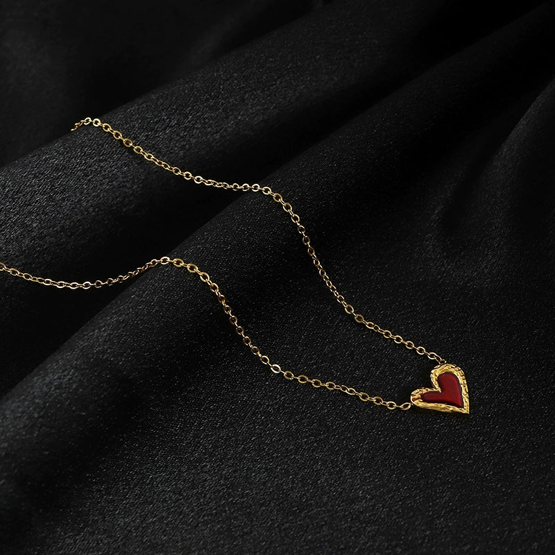 Crimson Heart Necklace
