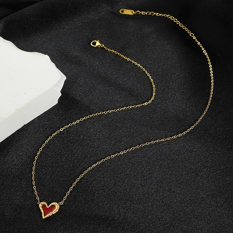 Crimson Heart Necklace