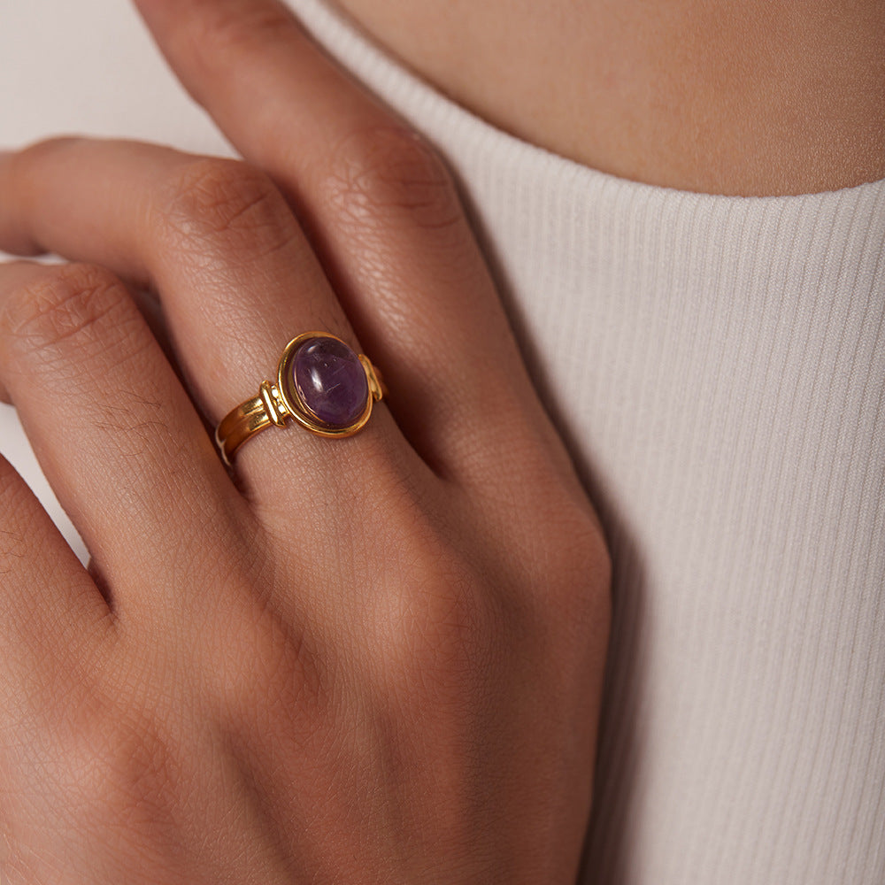Natural Stone Rings