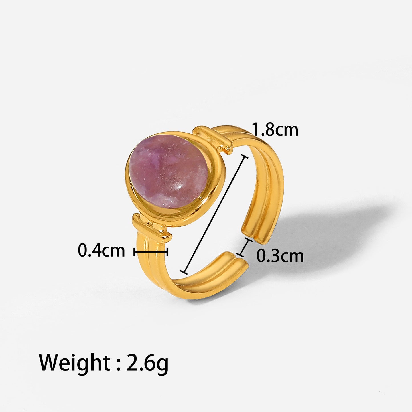 Natural Stone Rings
