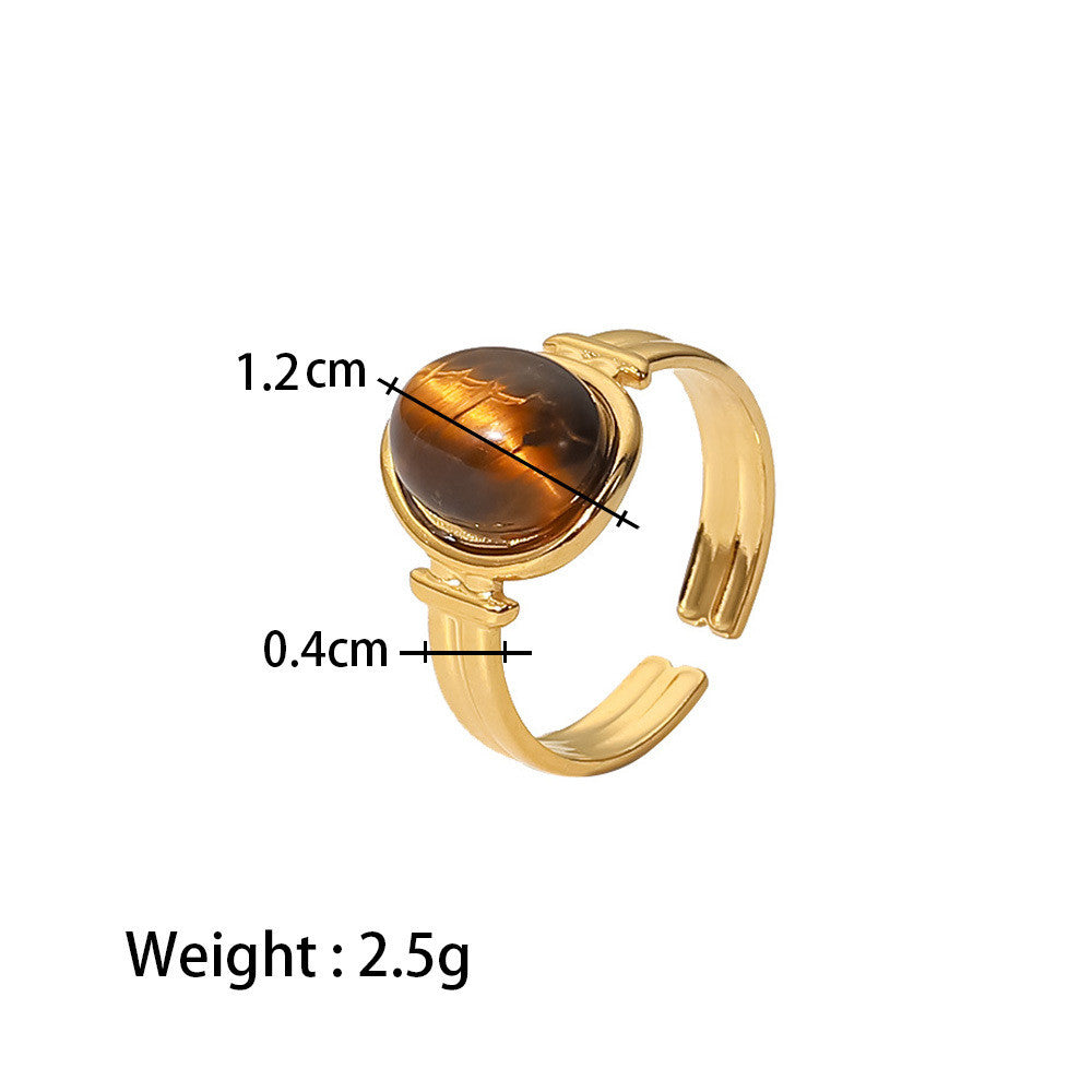 Natural Stone Rings