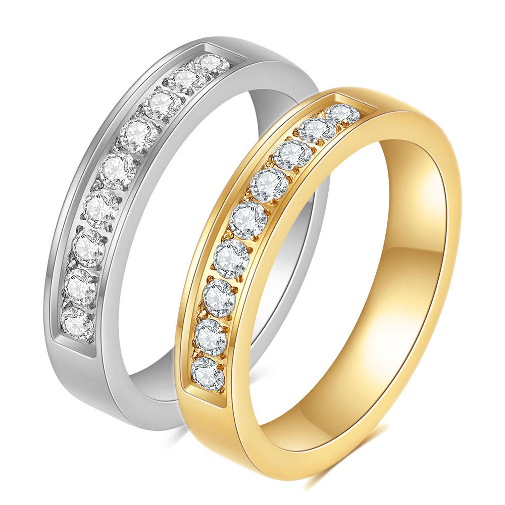 Diamond Highway Ring - Silver