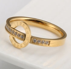 Sparkling Loop Ring