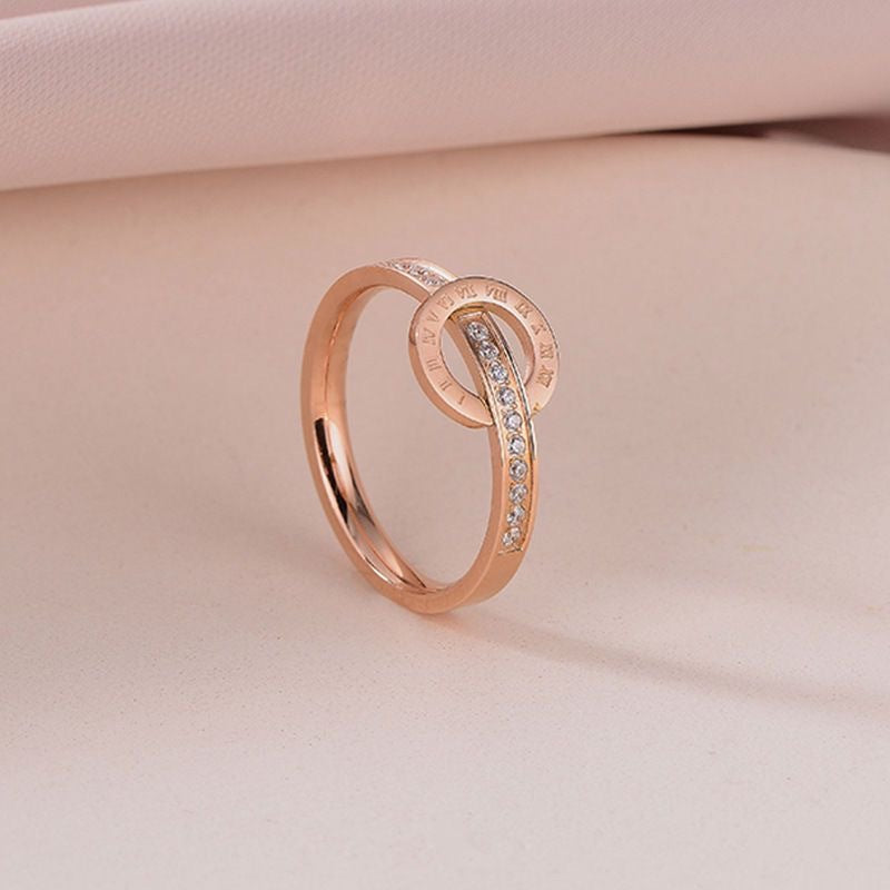 Sparkling Loop Ring