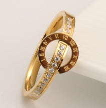 Sparkling Loop Ring