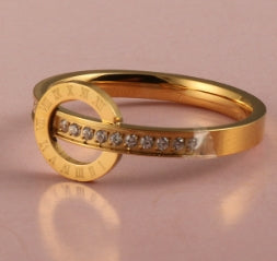 Sparkling Loop Ring