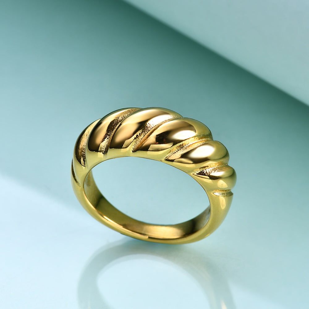 Golden Braid Ring