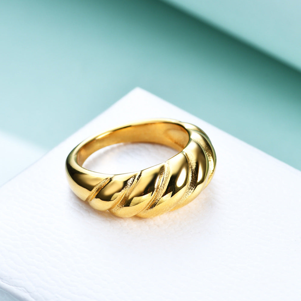 Golden Braid Ring