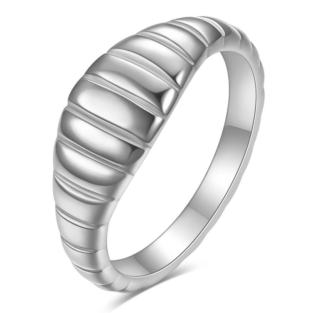 Ribbed Dome Ring