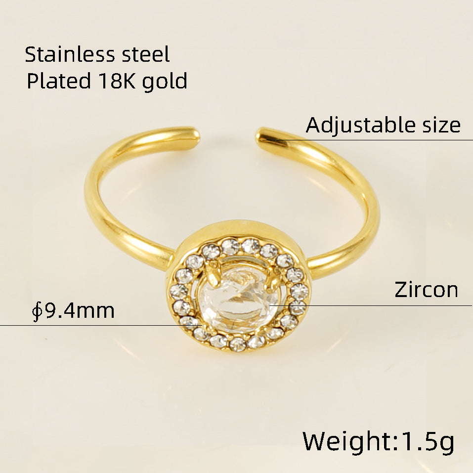 Radiant Halo Ring