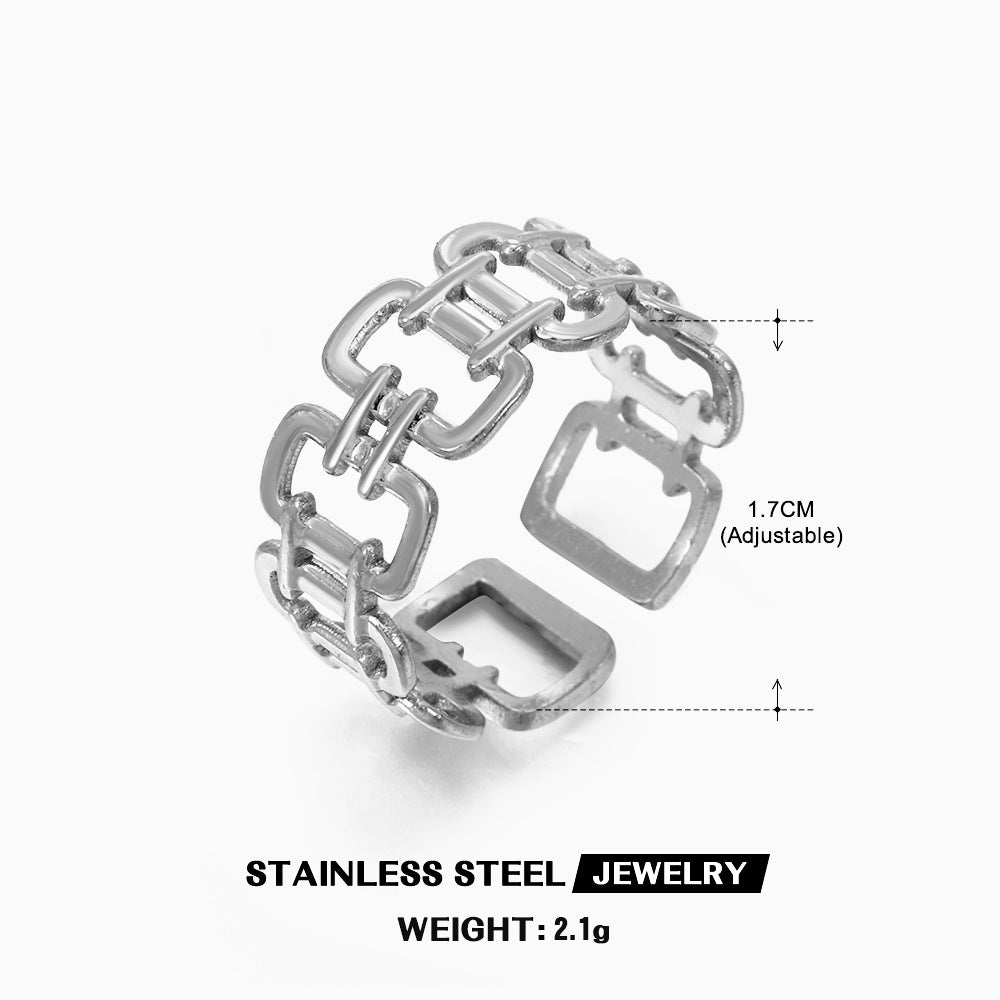 Golden Grid Ring