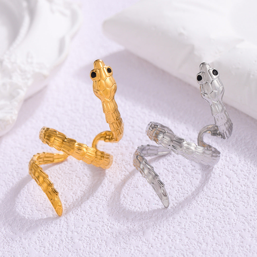 Serpentine Spiral Ring