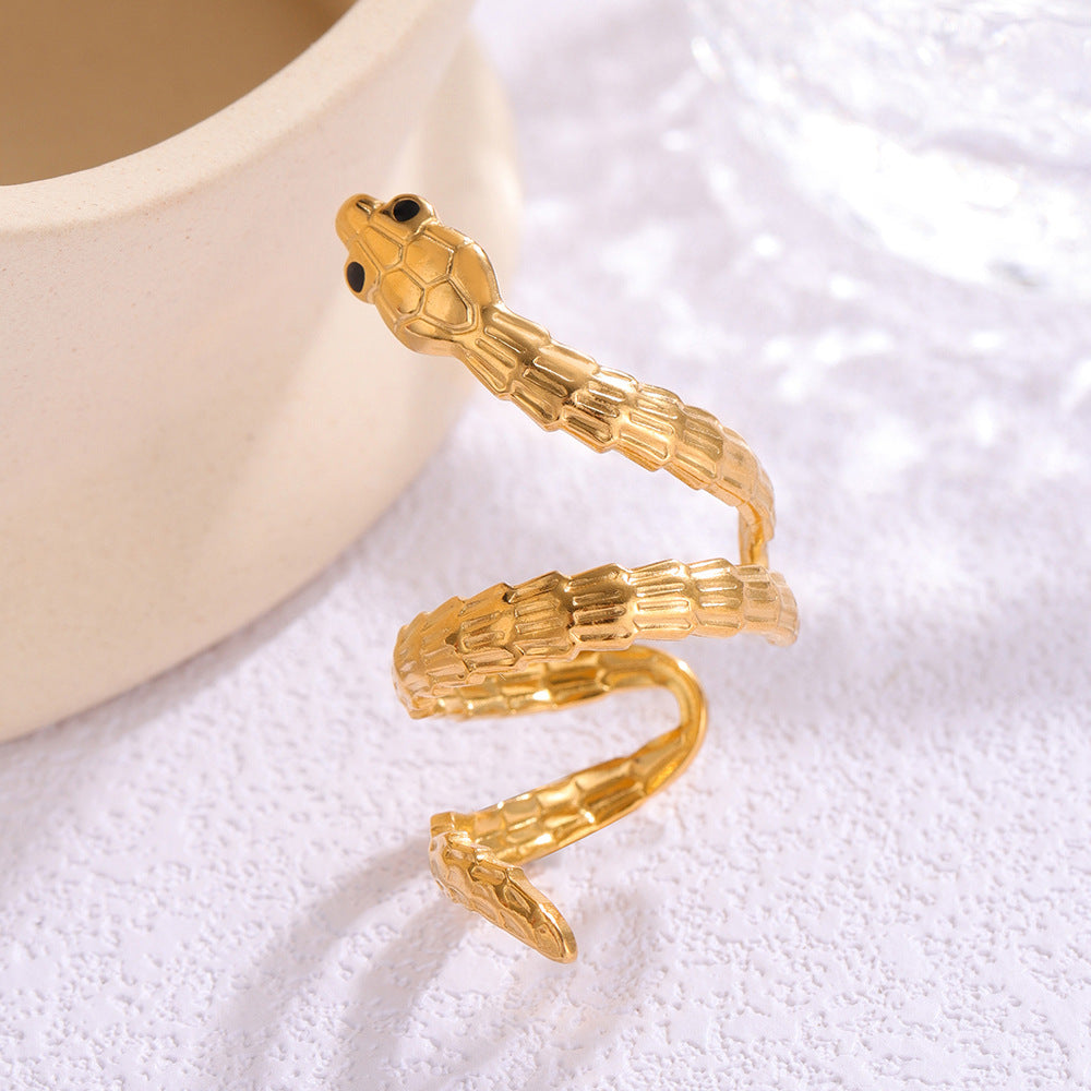 Serpentine Spiral Ring