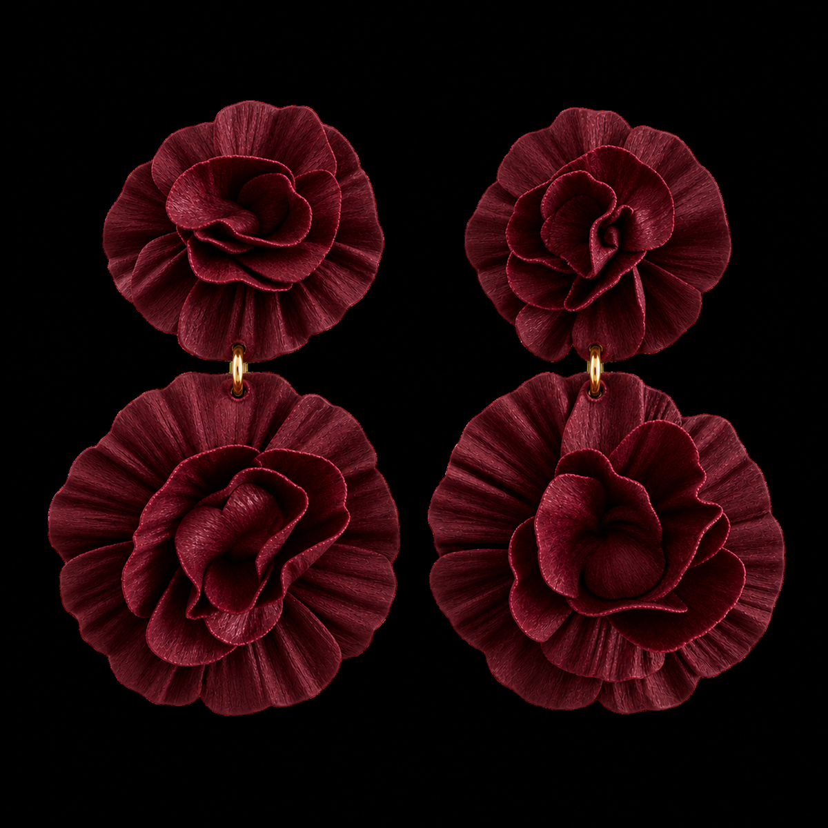 Handmade Bloom Drop Earrings