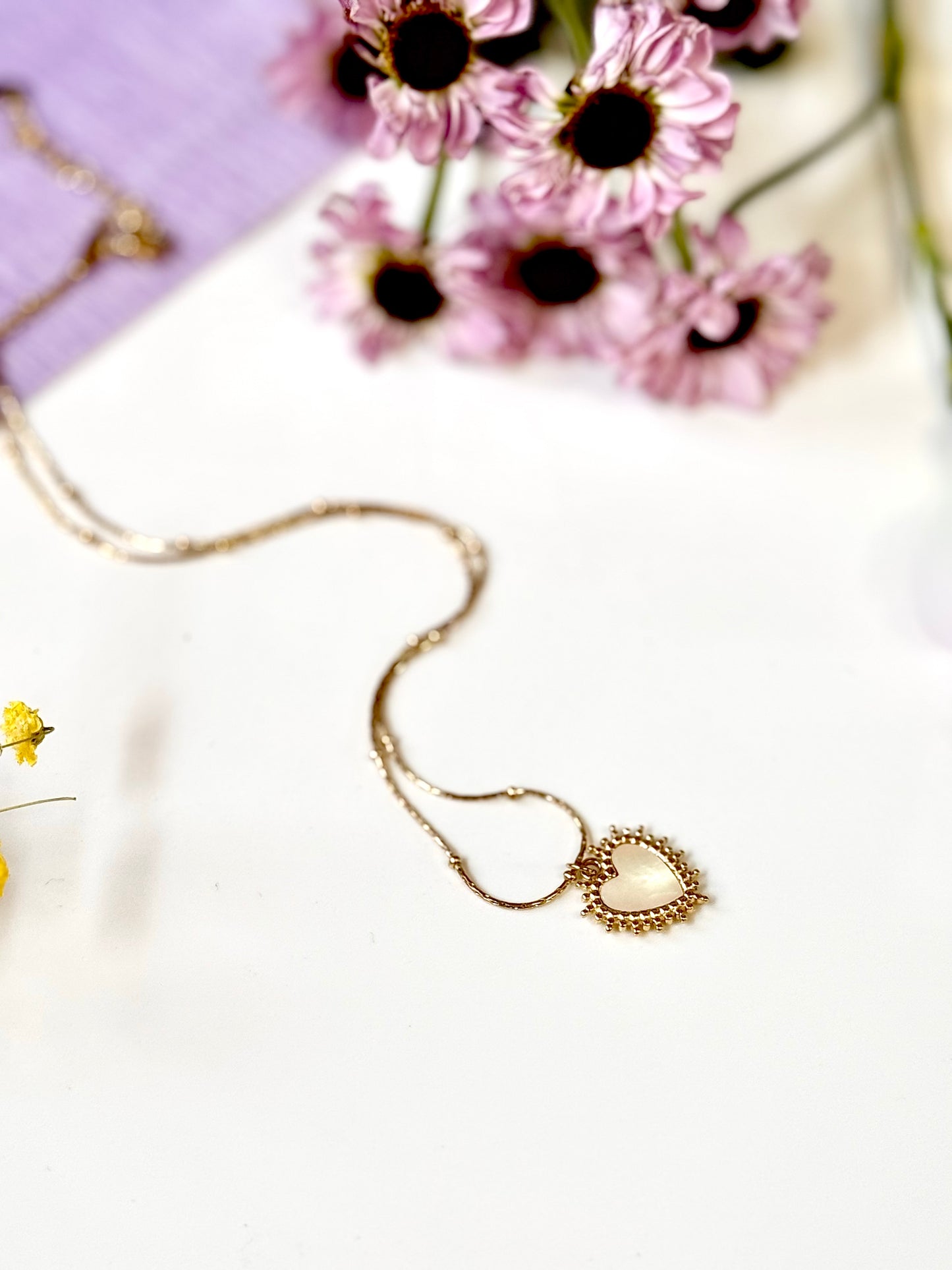 Boho Heart Pendant Necklace