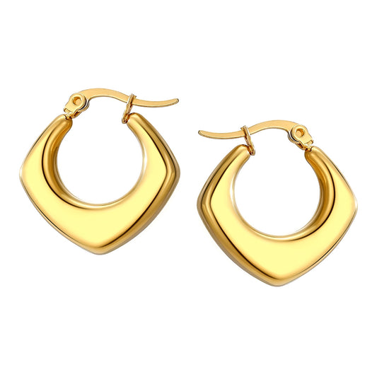 Golden Vibe Hoops