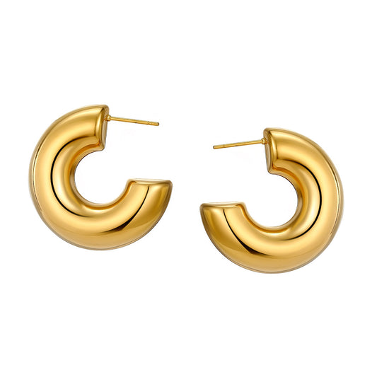 Bold Curve Studs