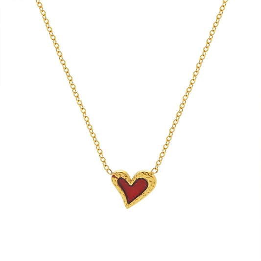 Crimson Heart Necklace