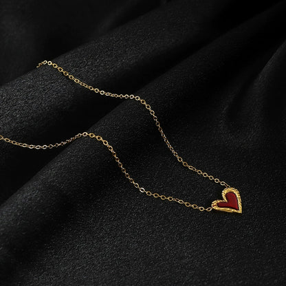 Crimson Heart Necklace