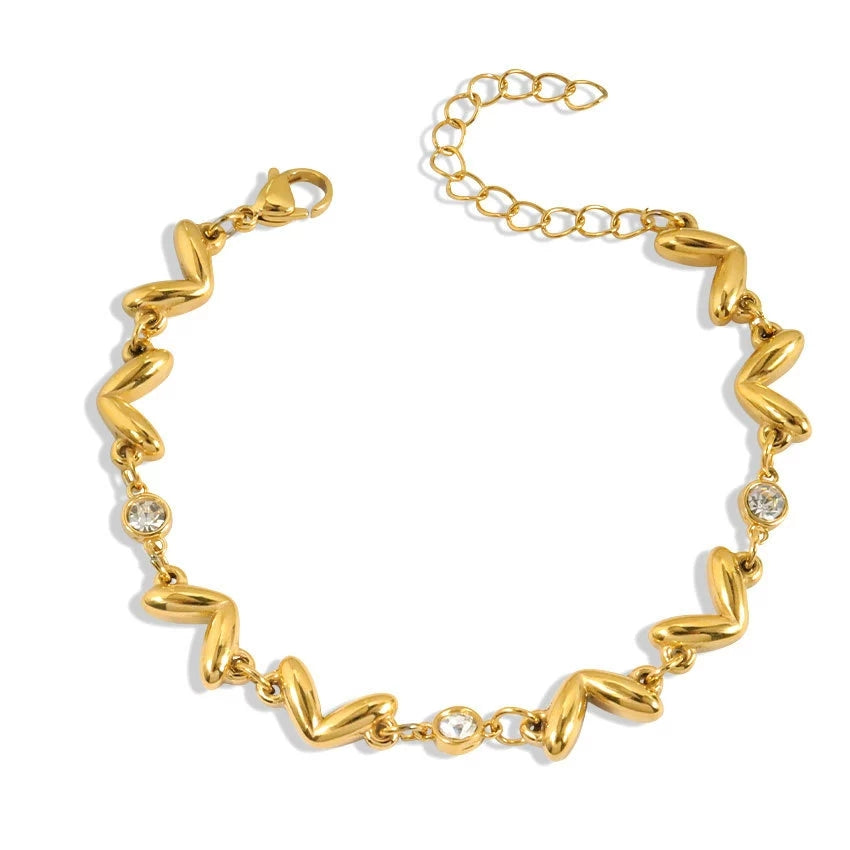 Heart Link Bracelet