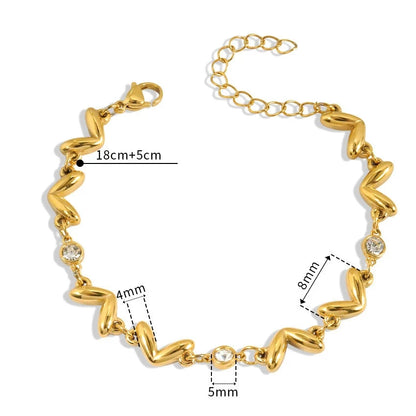 Heart Link Bracelet