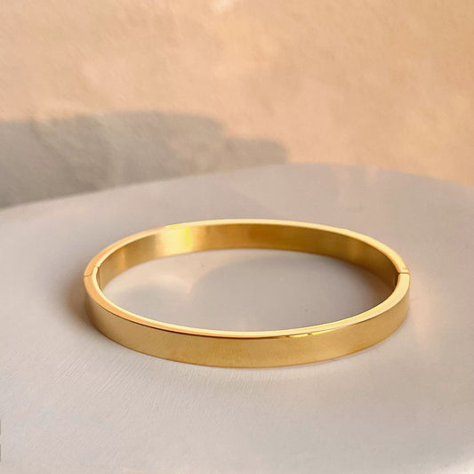 Sleek Stainless Steel Bangle