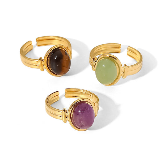 Natural Stone Rings