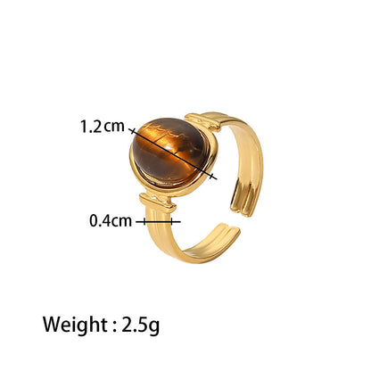 Natural Stone Rings
