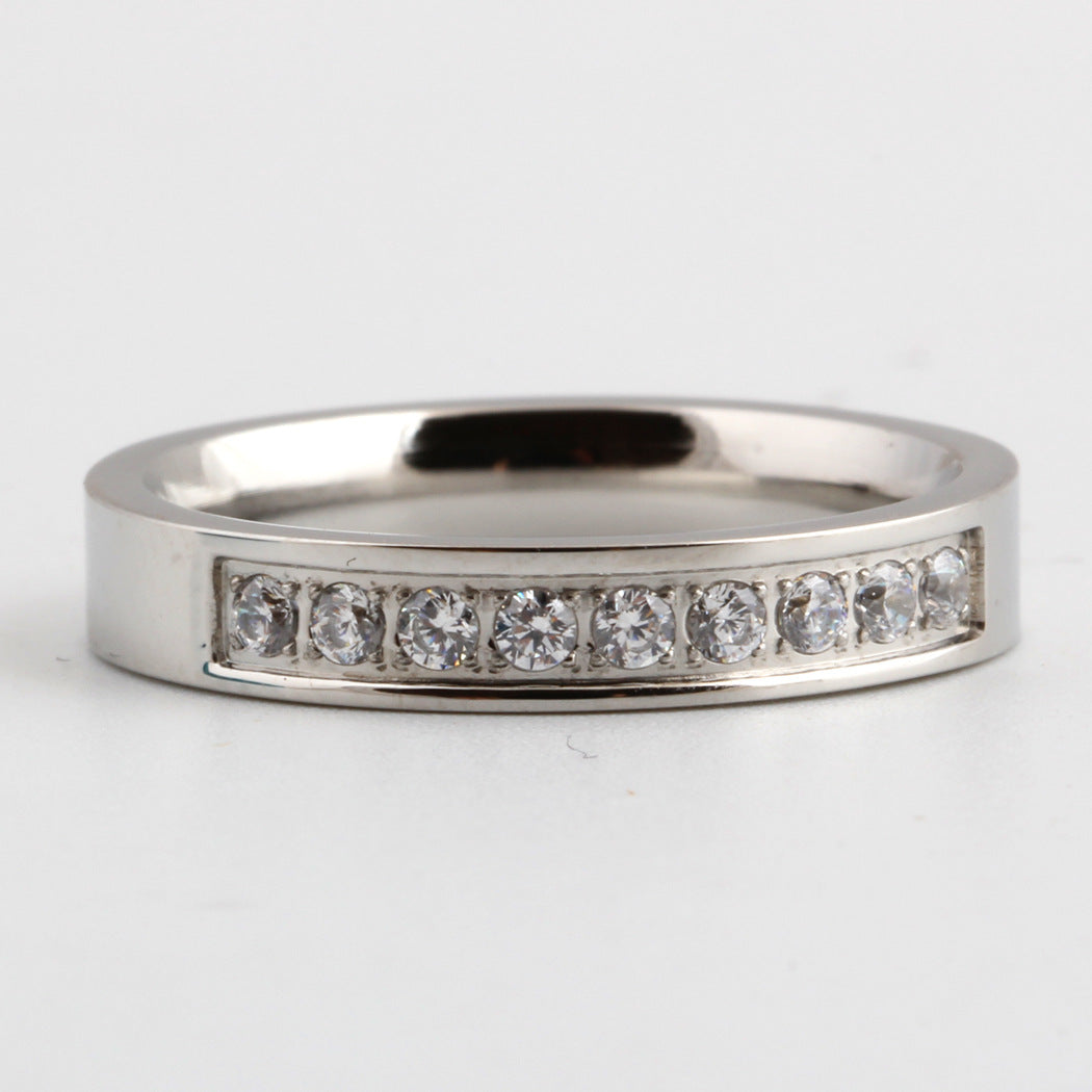 Diamond Highway Ring - Silver