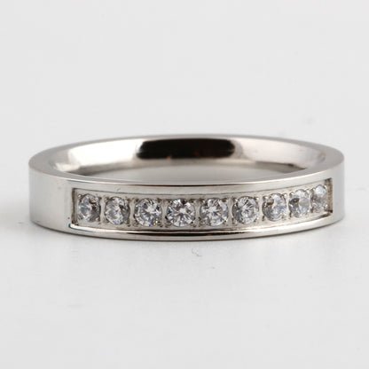 Diamond Highway Ring - Silver