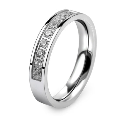 Diamond Highway Ring - Silver
