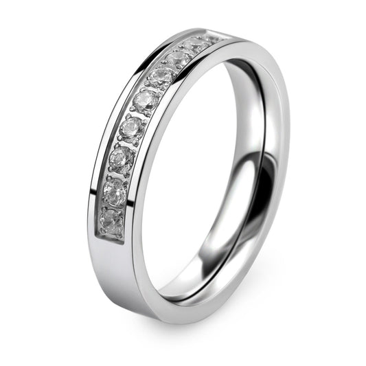 Diamond Highway Ring - Silver