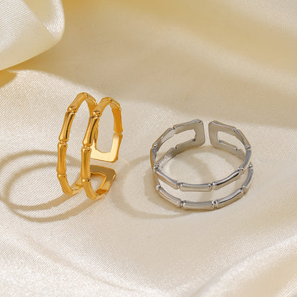 Bamboo Groove Ring