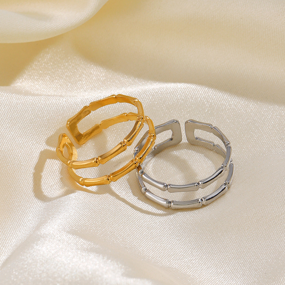 Bamboo Groove Ring