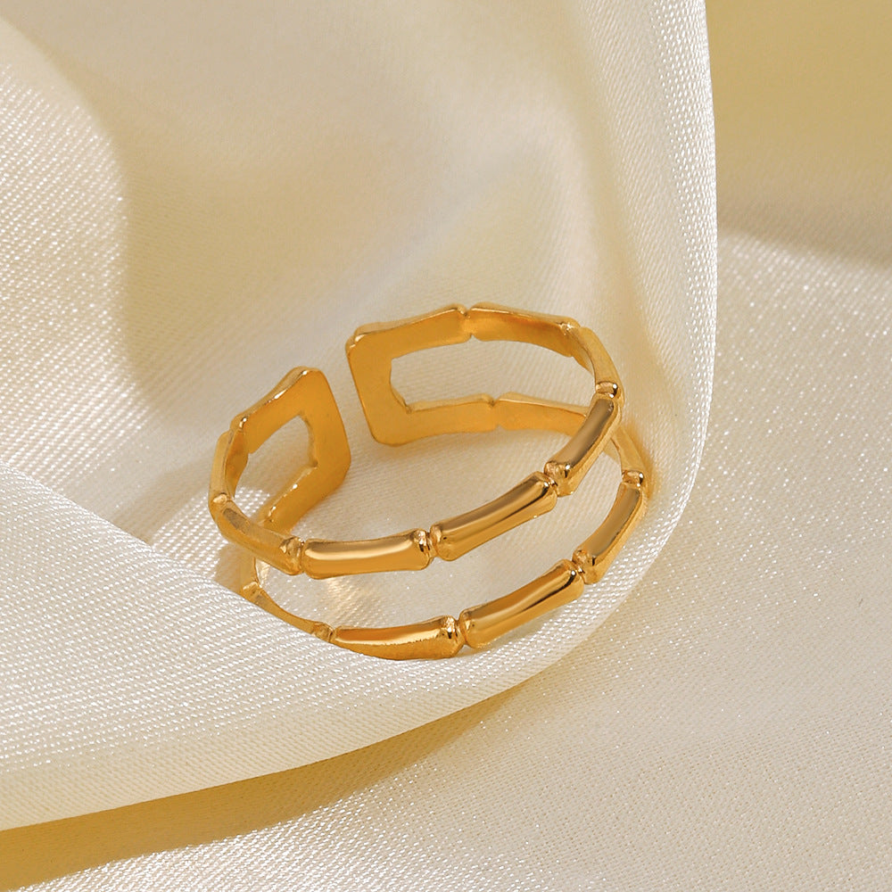 Bamboo Groove Ring