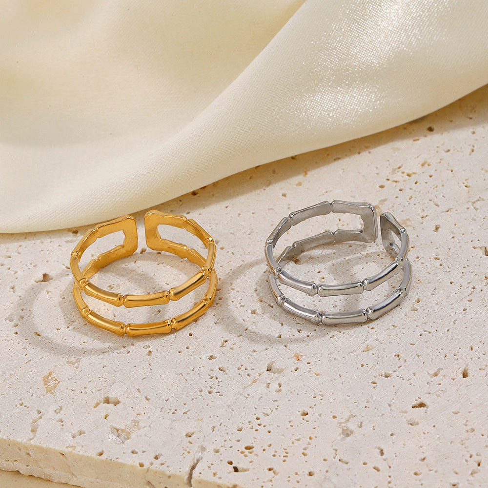 Bamboo Groove Ring