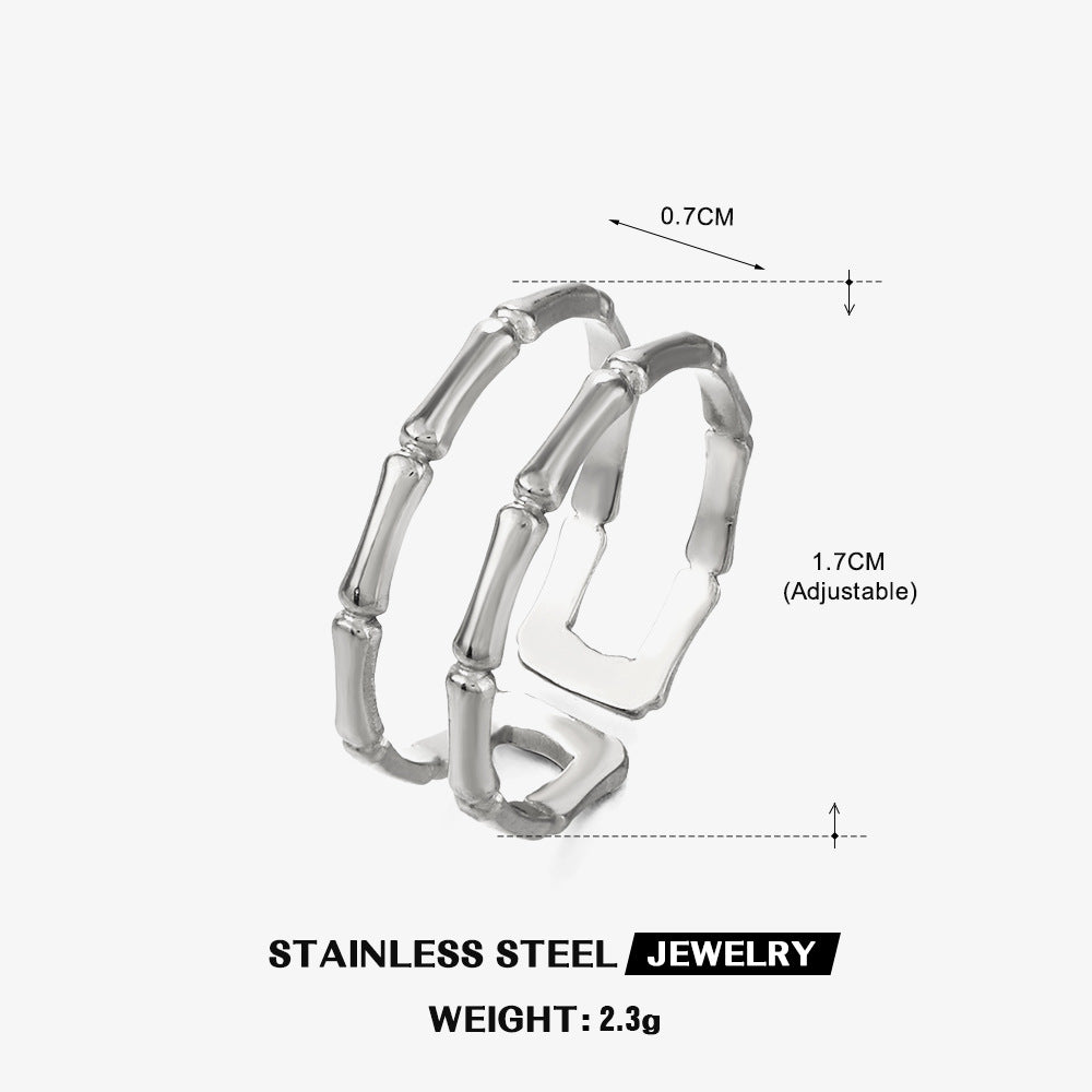 Bamboo Groove Ring