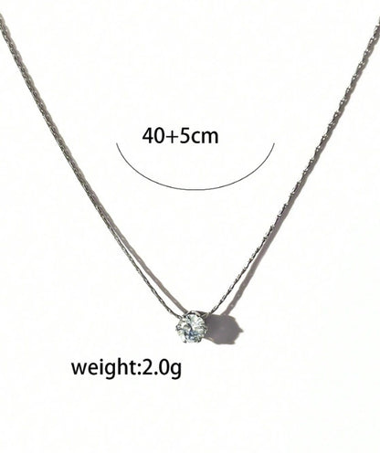 Solitary Sparkle Necklace