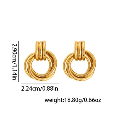 Interlocked Circle Hoops