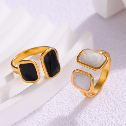 Noir Edge Ring