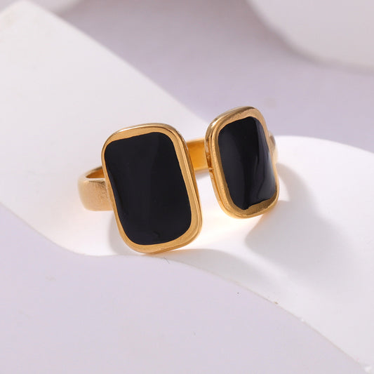 Noir Edge Ring