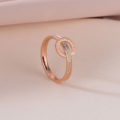 Sparkling Loop Ring