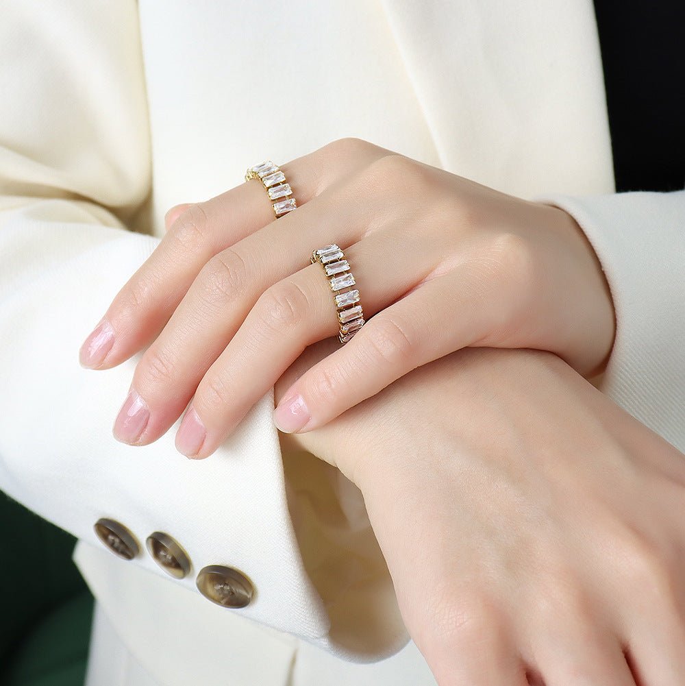 Easy Fit Crystal Glam Ring