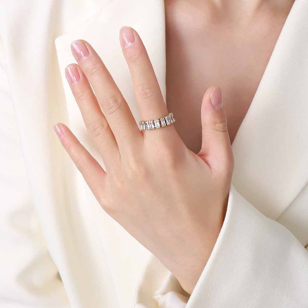 Easy Fit Crystal Glam Ring