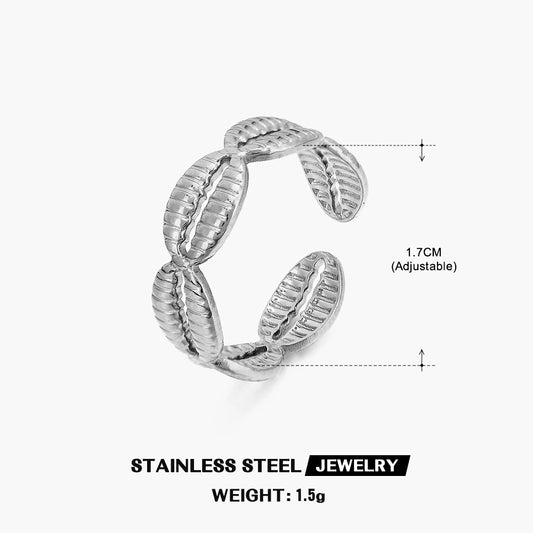 Braided Twist Open Ring