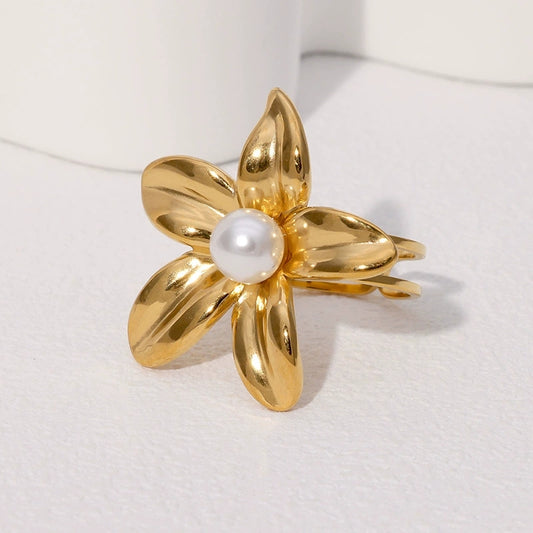 Pearl Flower Ring