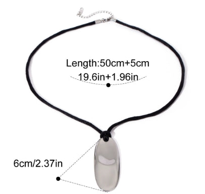 Stone Cord Necklace