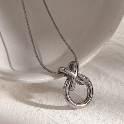 Knotted Circle Necklace